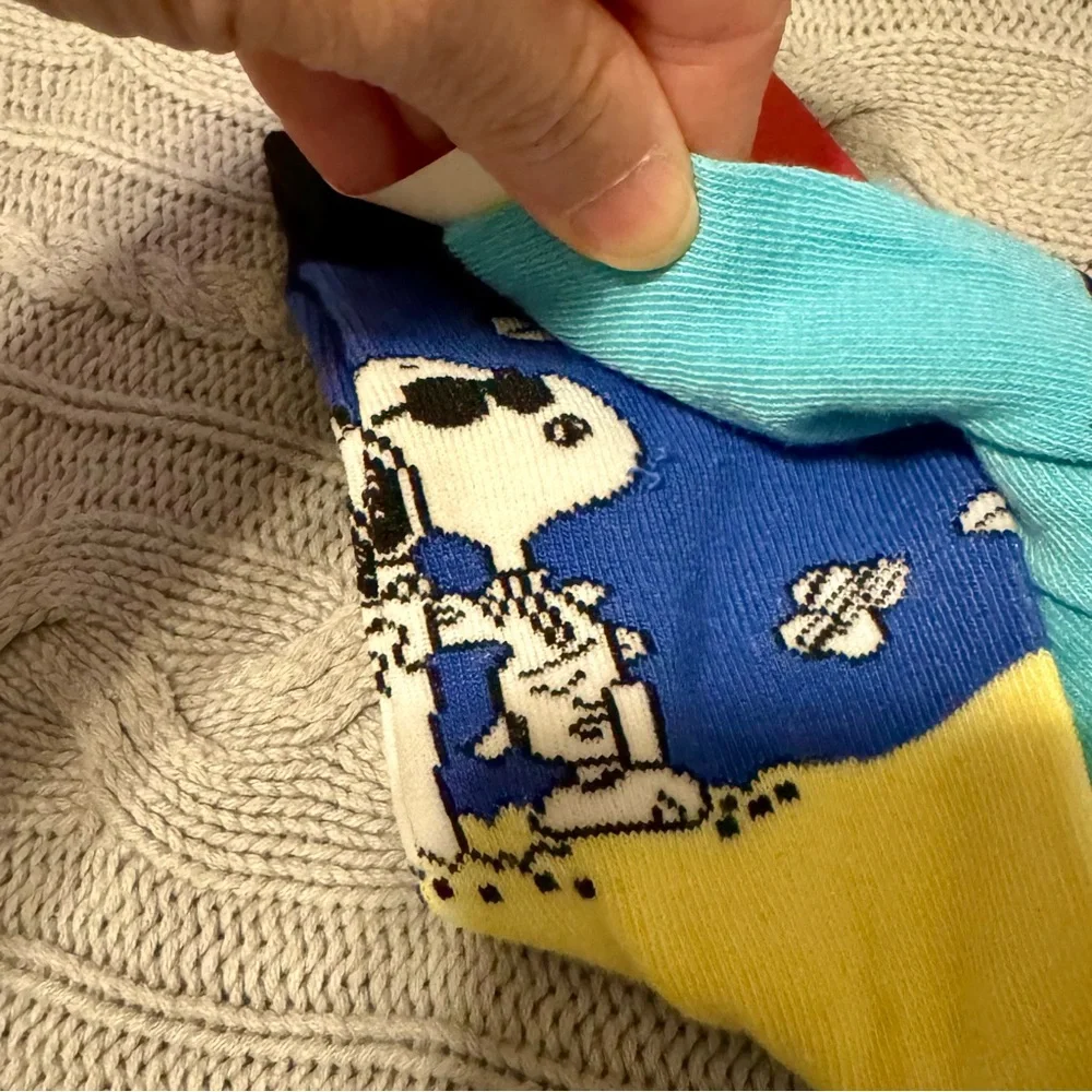 Snoopy Peanuts Socks Watersports Bundle - 2 Pair - New